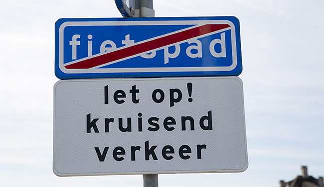 Fietspad Einde
